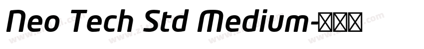 Neo Tech Std Medium字体转换